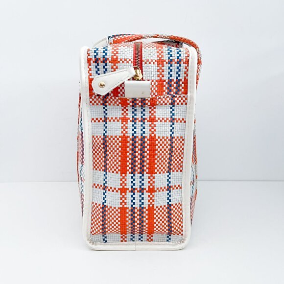 Louis Vuitton Braided Street Shopper PM Orange Blue White - Picture 2 of 16